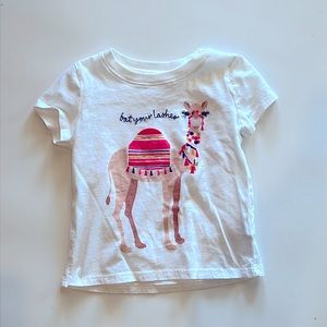 Kate spade camel 2t t shirt.